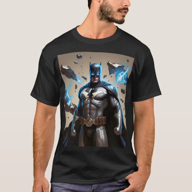 Camiseta Fuerza magnética: Tees superhéroes (Anverso)