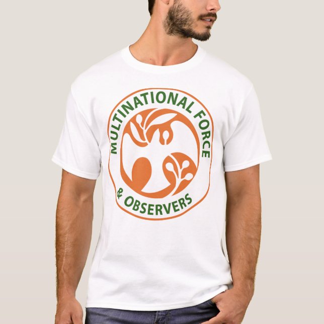 Camiseta Fuerza Multinacional y Observadores (MFO) Insignia (Anverso)
