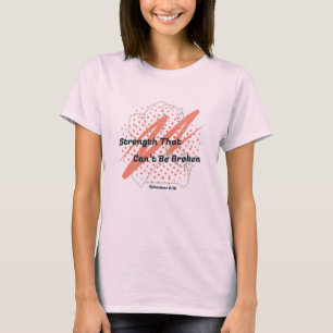 Camiseta Fuerza que no se puede romper   Atletas cristianos