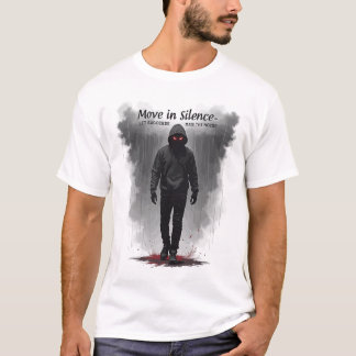 Camiseta Fuerza silenciosa - Diseño T-S de tormenta de capu
