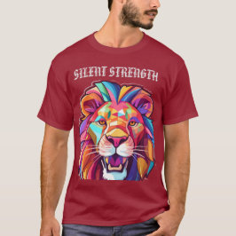 Camiseta Fuerza silenciosa - Tee de león mínimo