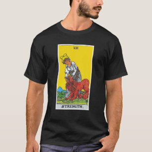 Camiseta Fuerza Tarjeta Tarot Creencias ocultas Divination
