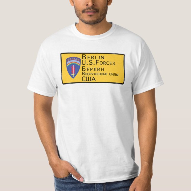 Camiseta Fuerzas de Berlín los E.E.U.U. (Anverso)