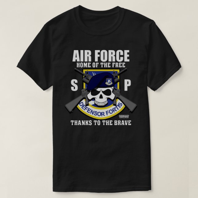 Camiseta Fuerzas de Seguridad de la USAF - Veteranos de la  (Diseño del anverso)