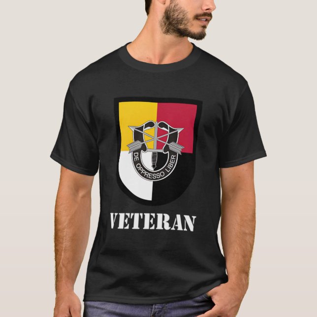 Camiseta Fuerzas Especiales De Ee.Uu. - 3er Grupo Sfg - Vet (Anverso)