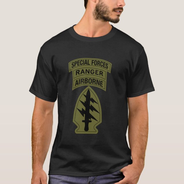 Camiseta Fuerzas Especiales del Ejército de Estados Unidos  (Anverso)