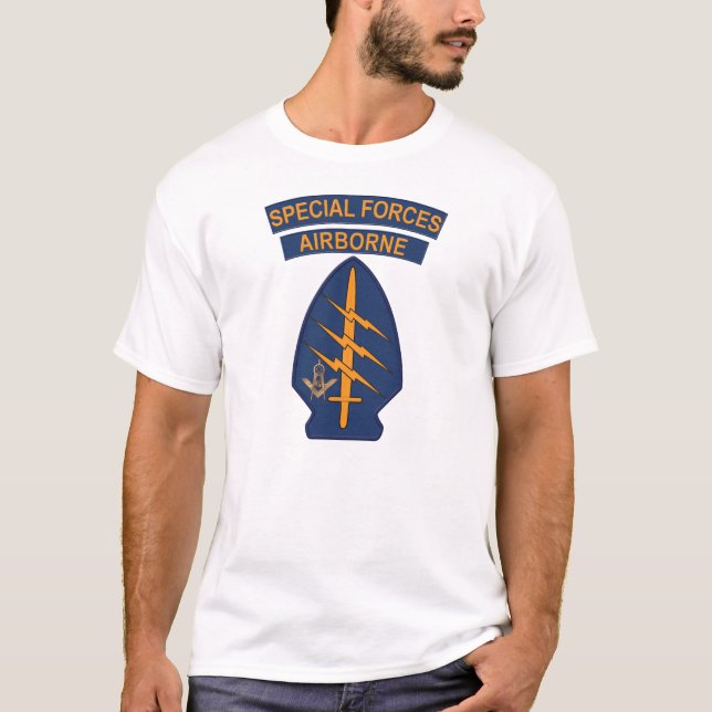 Camiseta Fuerzas especiales masónicas aerotransportadas (Anverso)