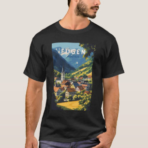 Camiseta Fugen Austria Ilustracion Viajes de arte
