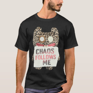 Camiseta Fuggler Caos Me Sigue Estampado Animal Monstruo Pu