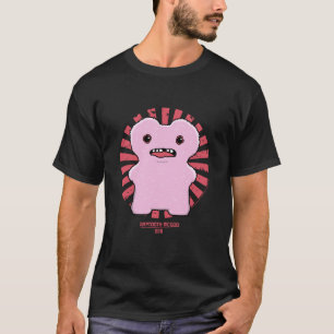 Camiseta Fuggler Gaptooth McGoo Lila Retró Texto Japonés