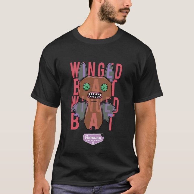 Camiseta Fuggler Murciélago Alado Marrón Originales (Anverso)
