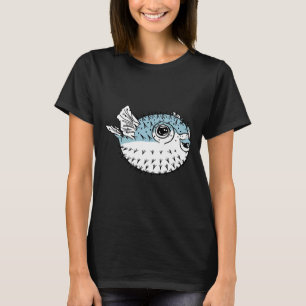 Camiseta Fugu Cute Mortal Porcupinefish Pufferfish F