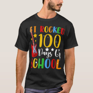 Camiseta Fui 100 Días De Escuela De Música De Guitarra