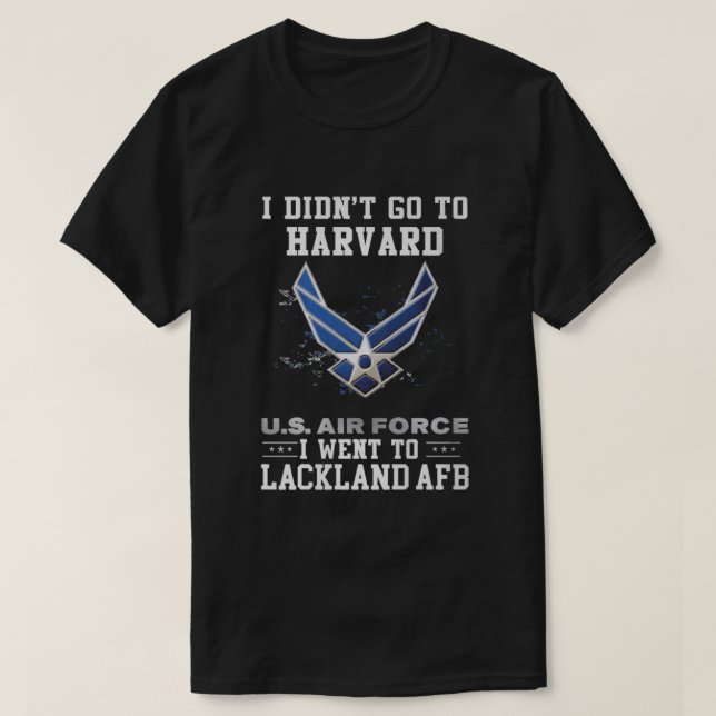 CAMISETA FUI A LACKLAND AFB (Diseño del anverso)
