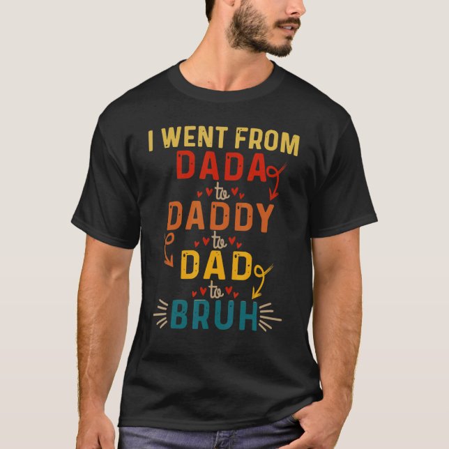 Camiseta Fui De Dadá A Papi A Papá Para Hacer Una Cita Dive (Anverso)