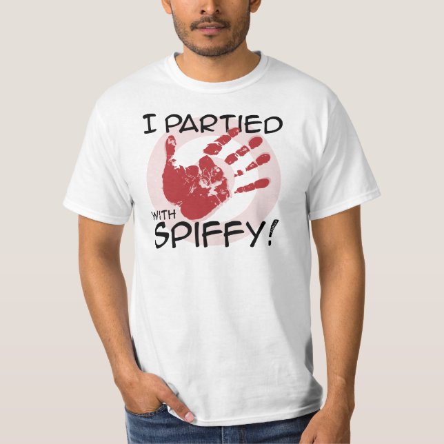 Camiseta Fui de fiesta con Spiffy (Anverso)