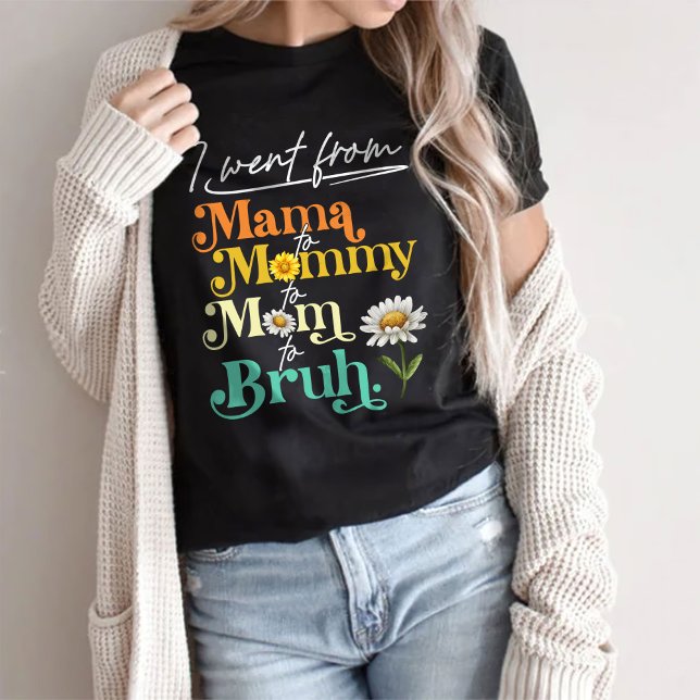 Camiseta Fui De Mamá A Mamá A Mamá A Bruh (Subido por el creador)