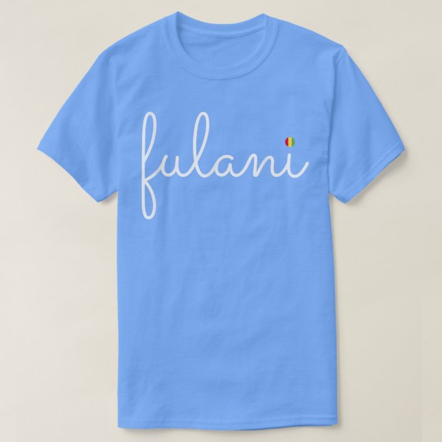 Camiseta Fula Fulani From Guinea  Ancestry Initiation DNA  (Diseño del anverso)