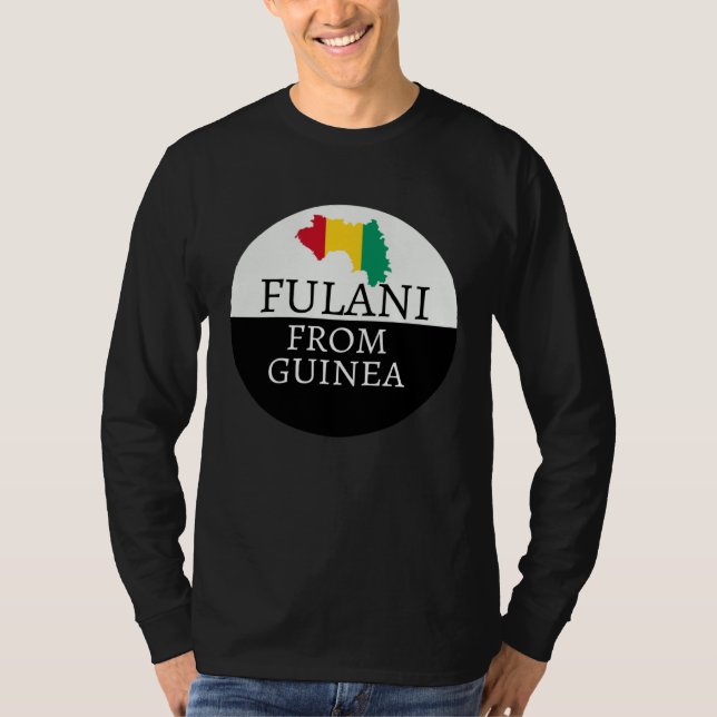 Camiseta Fulani From Guinea Muslim Ancestry Initiation DNA (Anverso)