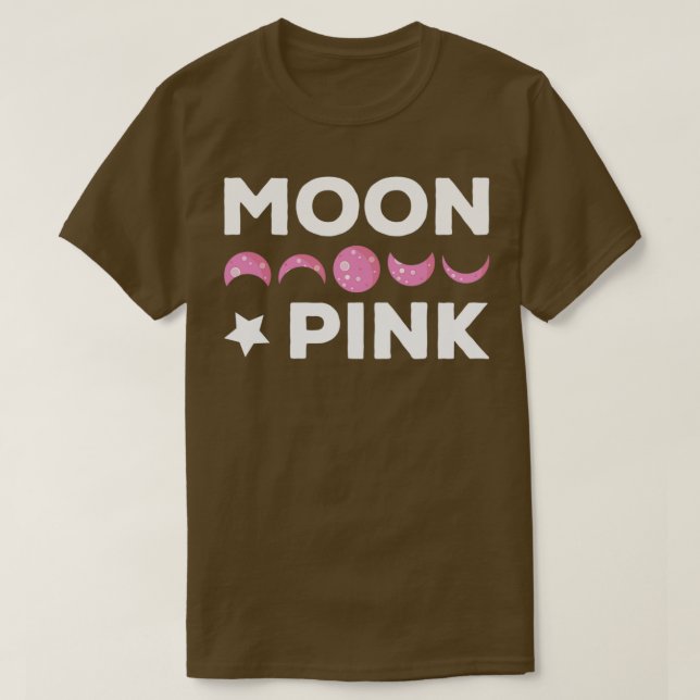 Camiseta Full moon april 2022 Moon Pink (Diseño del anverso)