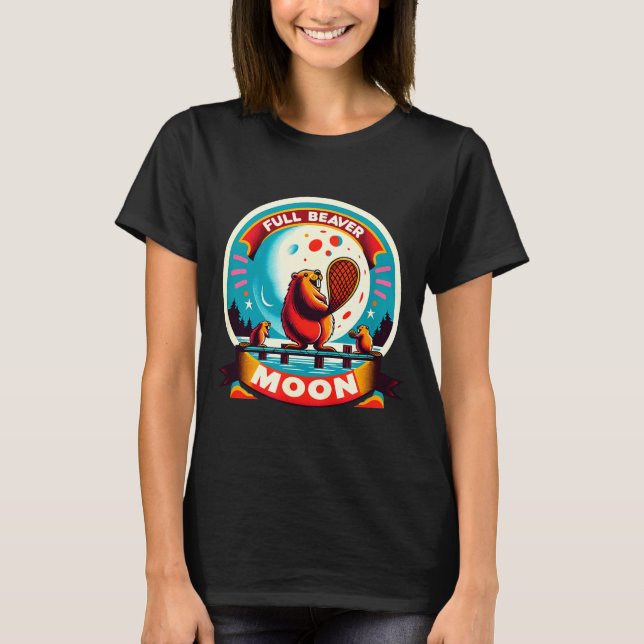 Camiseta Full Moon Beaver  (Anverso)