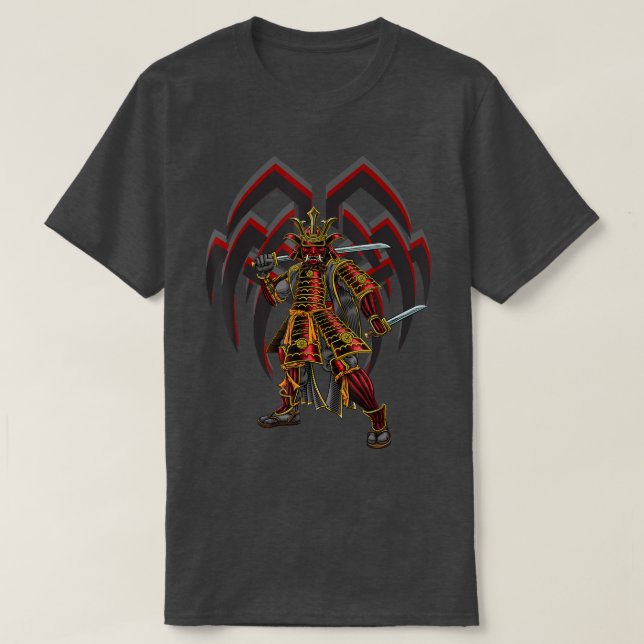 CAMISETA FULL SUITED SAMURAI JAPANESE WARRIOR  (Diseño del anverso)