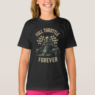 Camiseta Full Throttle Forever – Vintage Racing Spirit