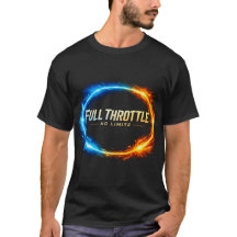 Camiseta Full Throttle No Limits – Energía de Fueg