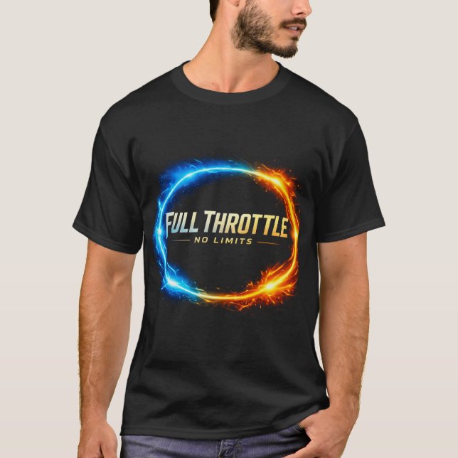 Camiseta Full Throttle No Limits – Energía de Fueg (Anverso)