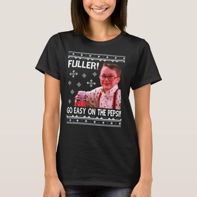 Camiseta Fuller bebe pepsi Home Alone (Anverso)