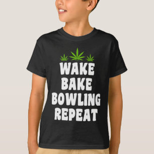 Camiseta Fumador de bowling y marihuana
