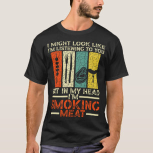 Camiseta Fumador de carne Bbq Fumador Grilling Griller Che