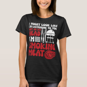 Camiseta Fumador de carne Bbq Fumador Grilling Griller Che