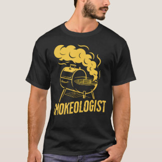 Camiseta Fumador de carne Smokeologist Bbq Pit Grill Papá