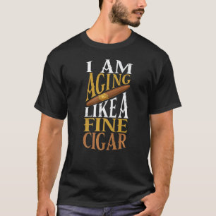 Camiseta Fumador de cigarros estoy envejeciendo como un pur