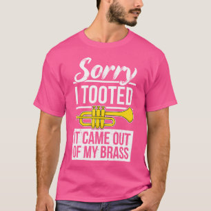 Camiseta Fumador de trompeta divertido Trompetista de banda