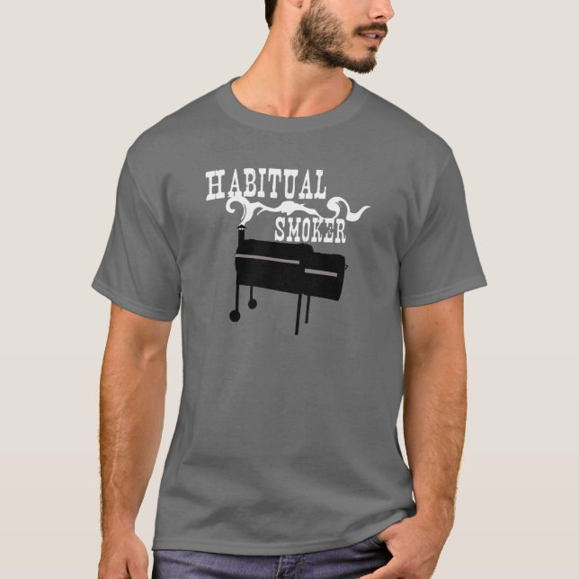 Camiseta fumador habitual (Anverso)