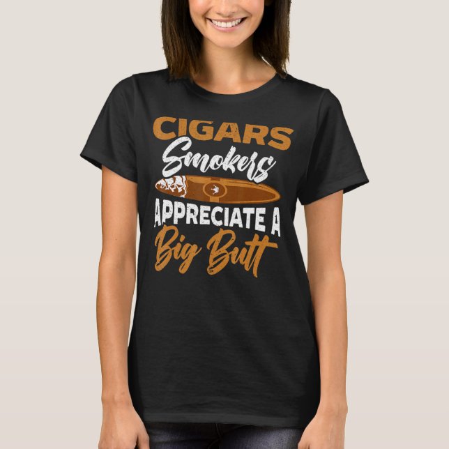 Camiseta Fumadores De Cigarros Aprecian Una Gran Smo De Cig (Anverso)