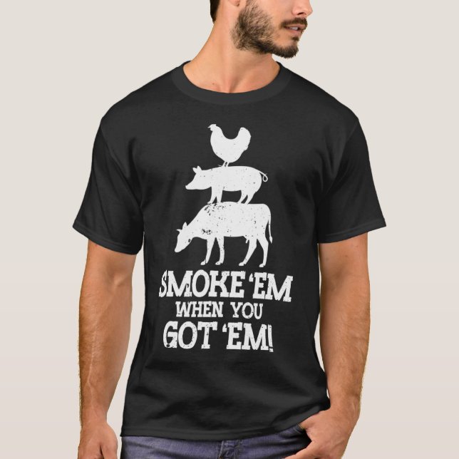 Camiseta Fumame si me tienes a mí (Anverso)