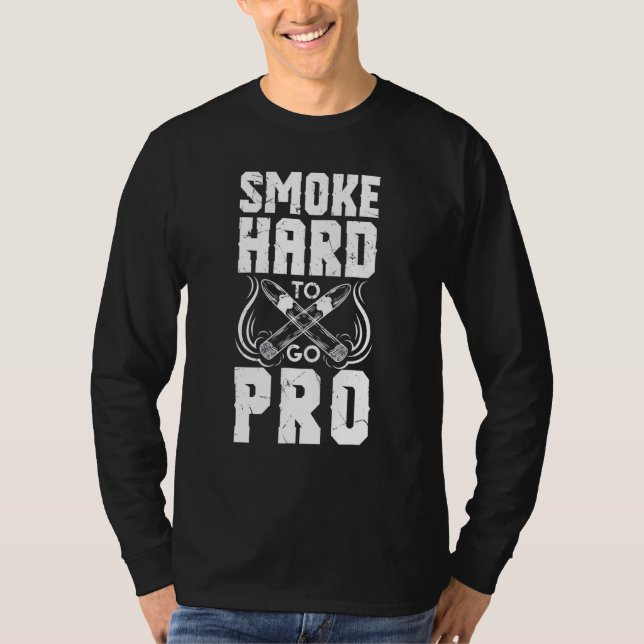 Camiseta Fumar duro para ir a Pro Cigar (Anverso)
