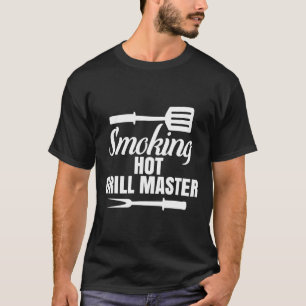 Camiseta Fumar El Grill Caliente Maestro Bbq Rey Reina Del