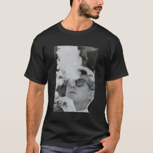 Camiseta Fumar Jfk Con Sombras John F Kennedy Presidente