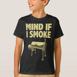 Camiseta Fumar Para Hombres Papá Gritando Carne Bbq Comida 