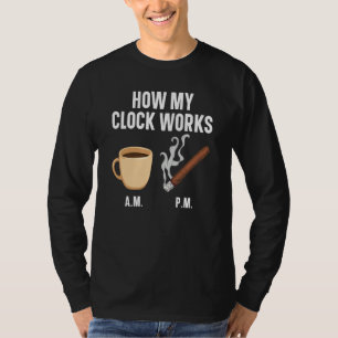 Camiseta Fumar puro Humo de tabaco Fumador de cigarrillos C