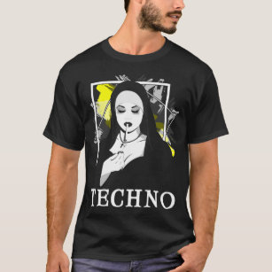 Camiseta Fumar Techno Nun Religión Música electrónica de ba