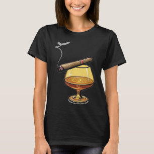 Camiseta Fumas cigarrillos bebe whisky y sabe cosas