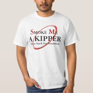 Camiseta Fúmeme un salmón curado que estaré detrás para