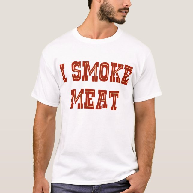 Camiseta Fumo la carne (Anverso)