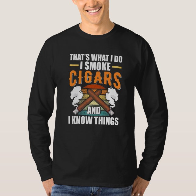 Camiseta Fumo puros   (Anverso)