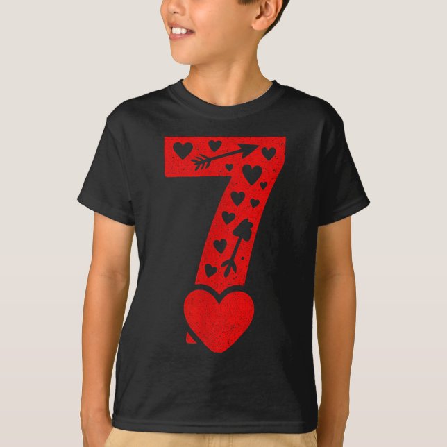 Camiseta Fun 67 Number 6-7 6 7 Matching Valentine Six Seven (Anverso)